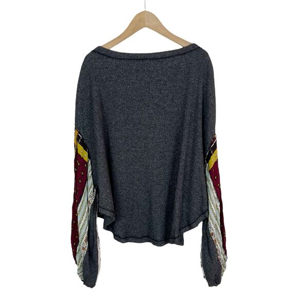 Free People Blossom Thermal Top in Charcoal Gray Size XS - Picture 4 of 8